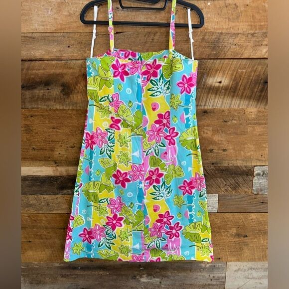 Courtenay floral/seashore adj spaghetti strap summer dress - Picture 3 of 13